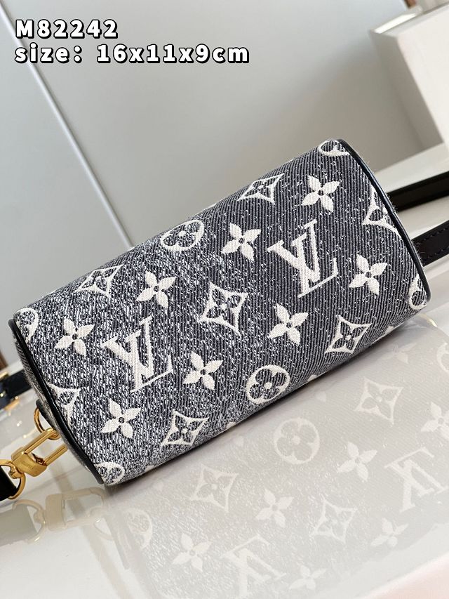 2023 Louis vuitton original denim nano speedy M82242 grey