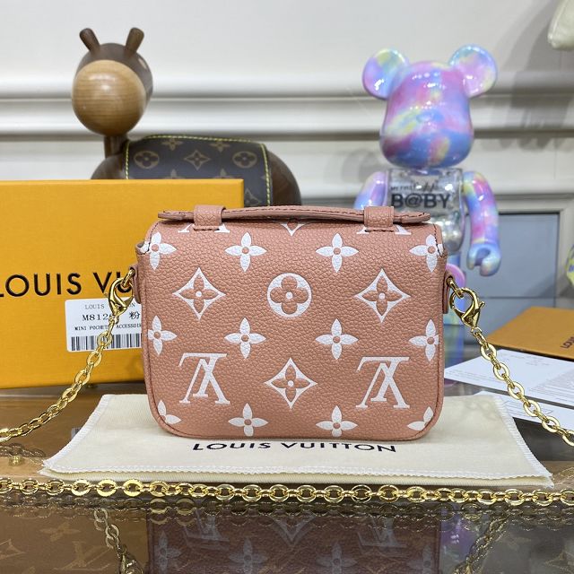 Louis vuitton original calfskin micro metis pochette M81389 pink