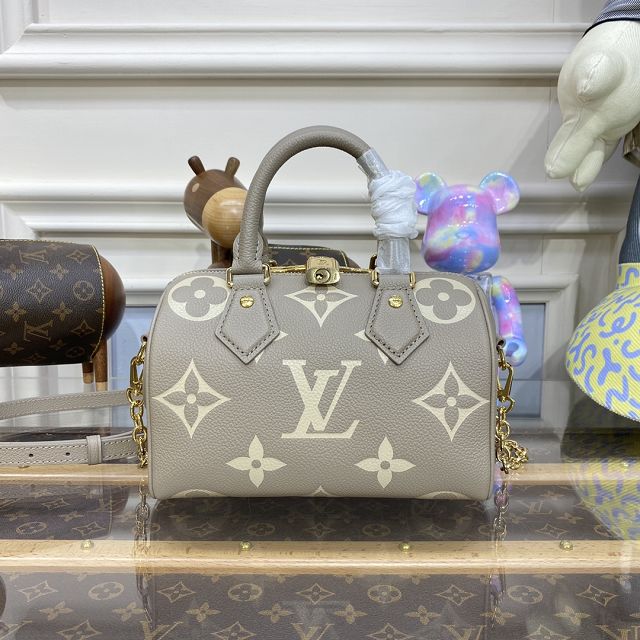 Louis vuitton original monogram calfskin speedy 20 M46575 grey