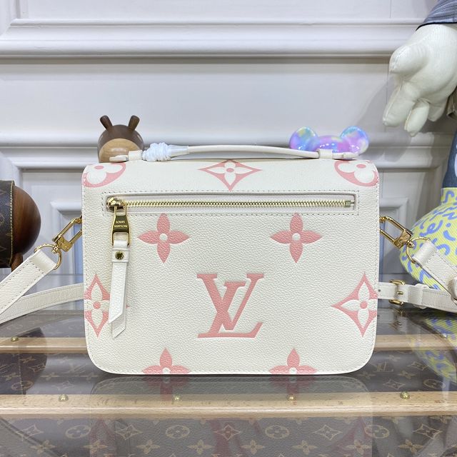 2023 Louis vuitton original calfskin pochette metis M45773 beige