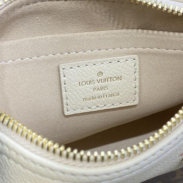 2023 Louis vuitton original monogram calfskin nano speedy M81913 beige