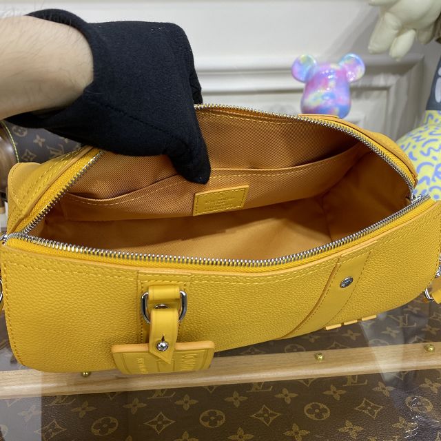 Louis vuitton original calfskin keepall city bag M21437 yellow