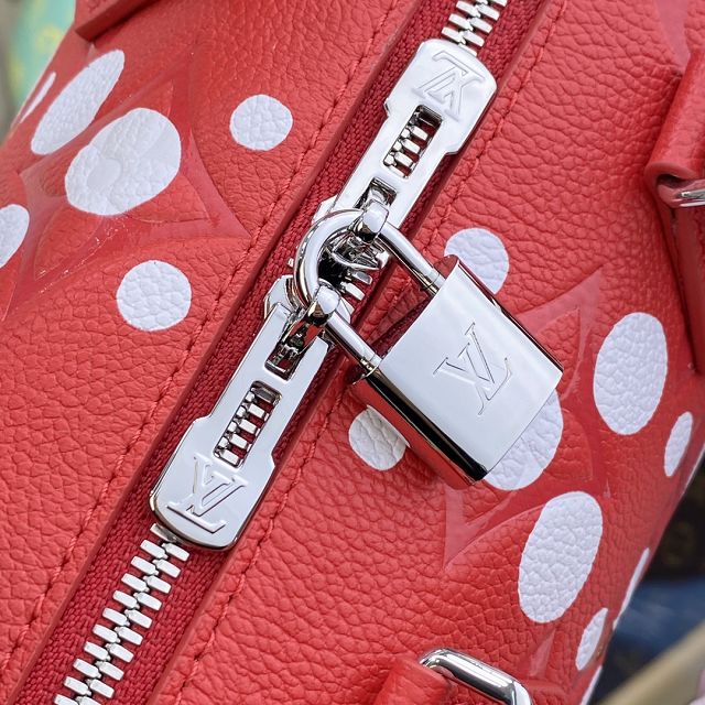 2023 Louis vuitton original monogram calfskin speedy 20 M46411 red