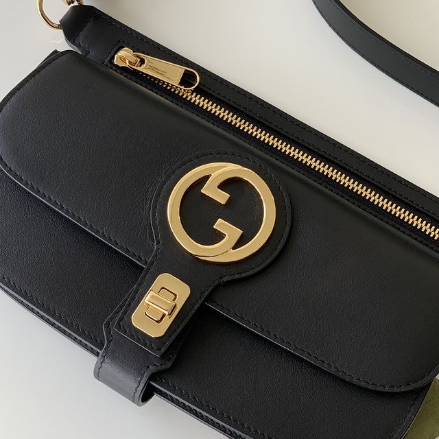 GG original calfskin blondie belt bag 718154 black