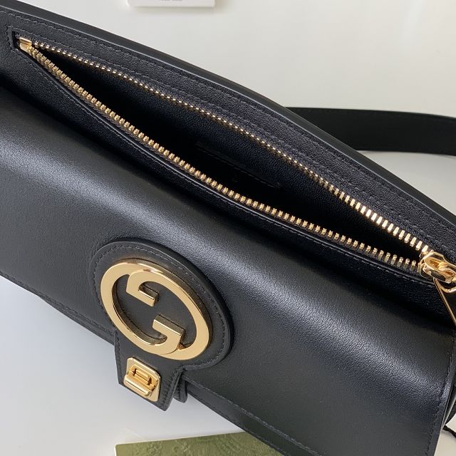 GG original calfskin blondie belt bag 718154 black