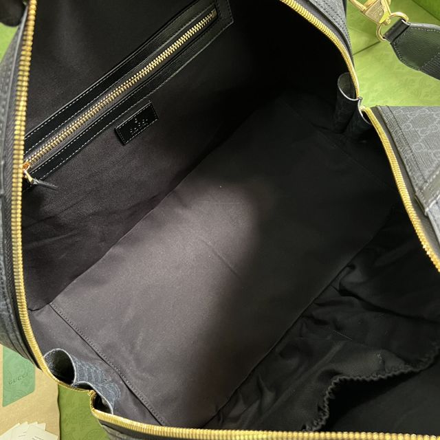 GG original canvas duffle bag 696014 black