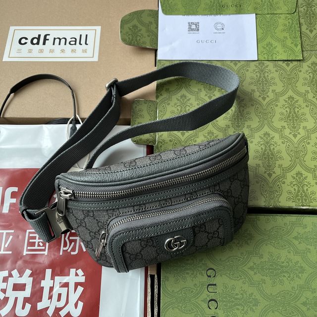 GG original canvas ophidia belt bag 733868 grey