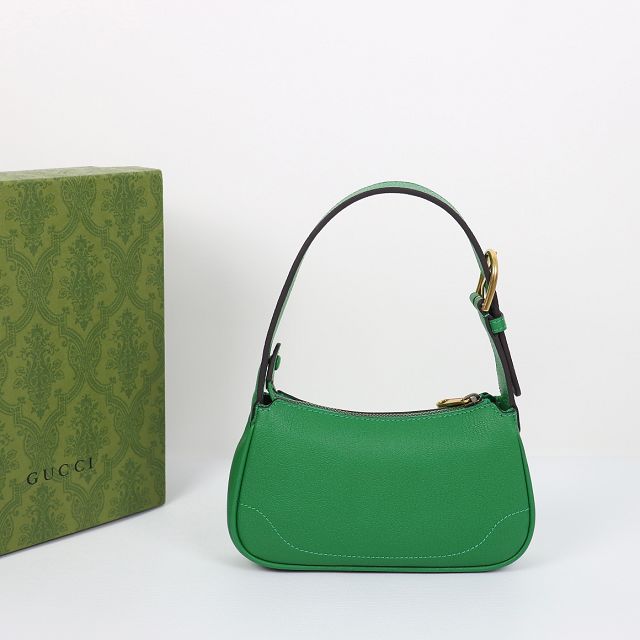 2023 GG original calfskin aphrodite shoulder bag 739076 green