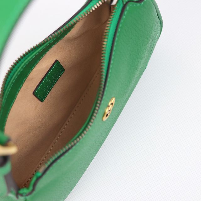 2023 GG original calfskin aphrodite shoulder bag 739076 green