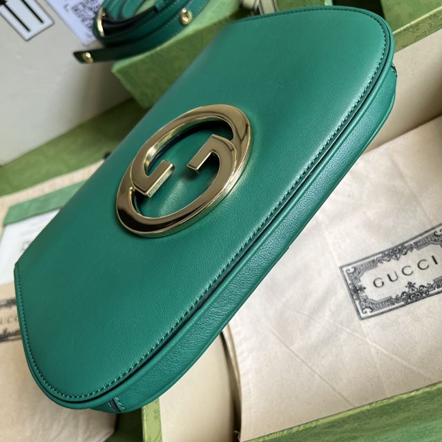 2023 GG original calfskin blondie shoulder bag 699268 green