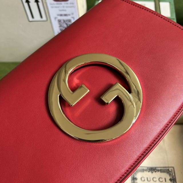 2023 GG original calfskin blondie shoulder bag 699268 red