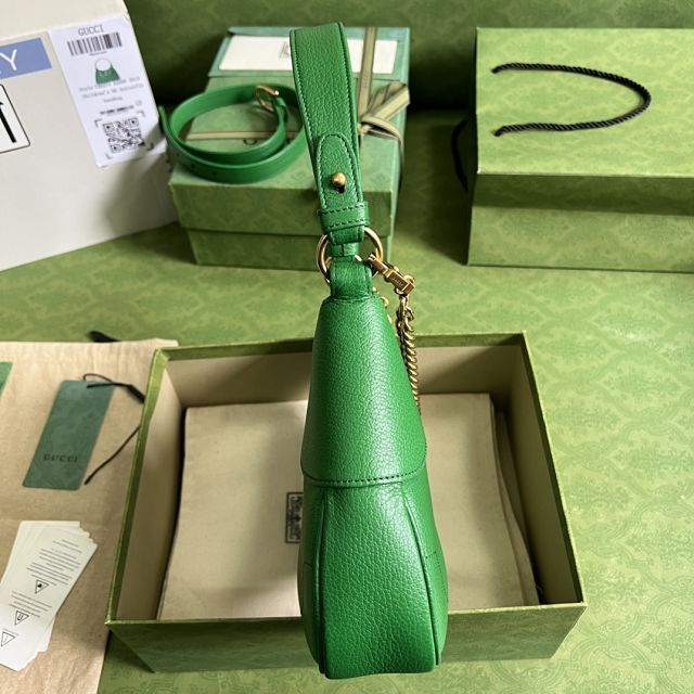 2023 GG original calfskin aphrodite small shoulder bag 731817 green