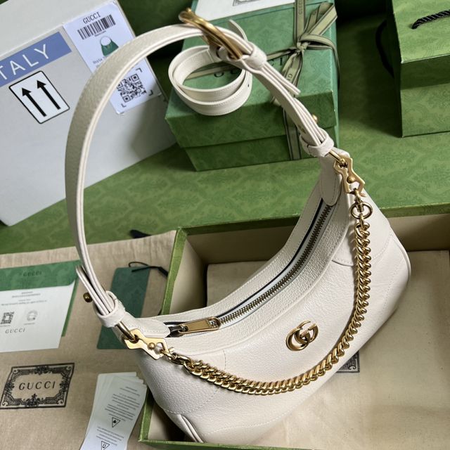 2023 GG original calfskin aphrodite small shoulder bag 731817 white