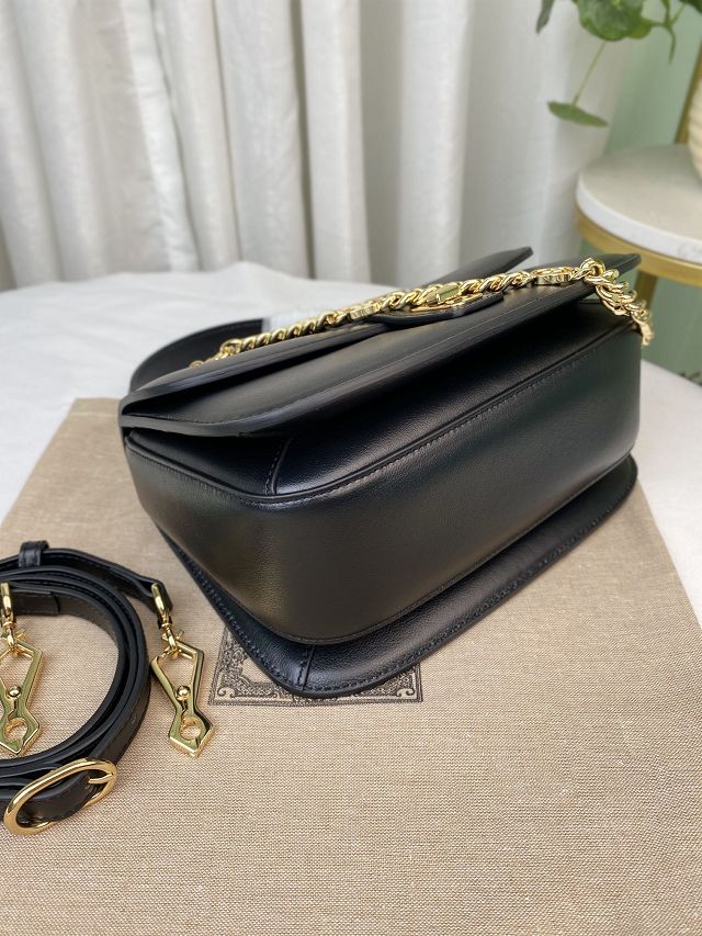 2023 GG original calfskin blondie top handle bag 735101 black