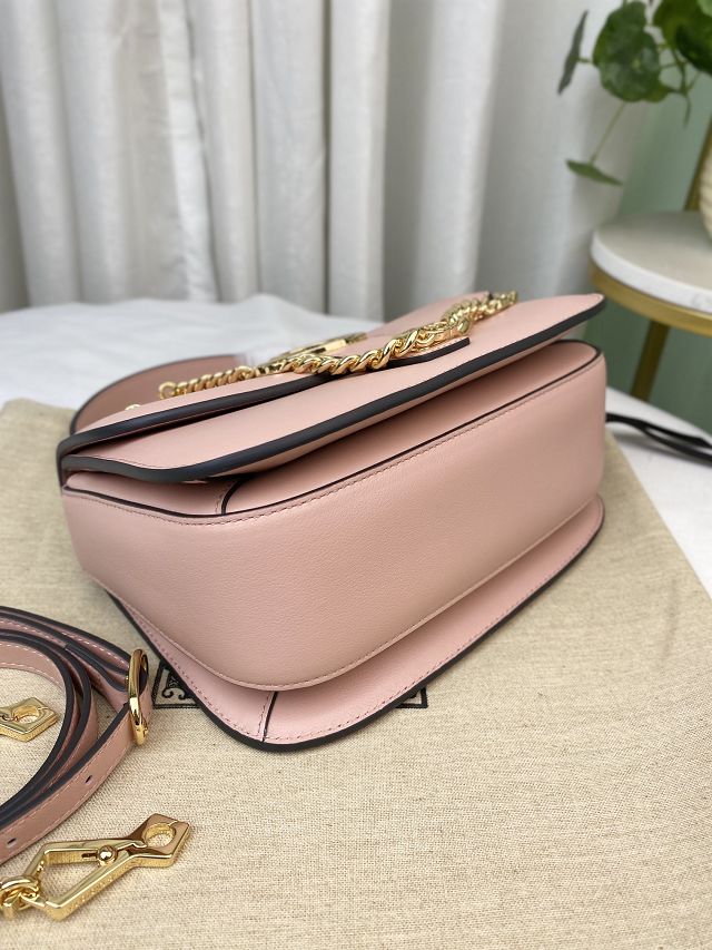 2023 GG original calfskin blondie top handle bag 735101 pink