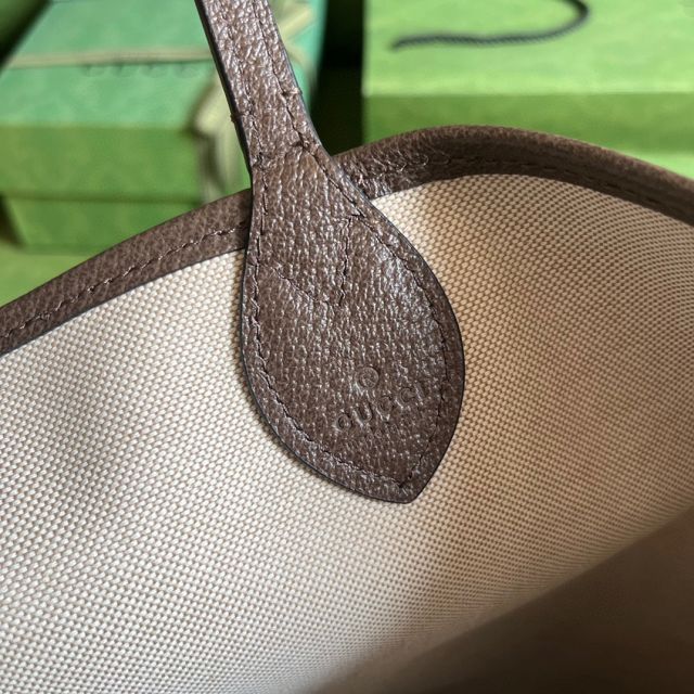 2023 GG original canvas large tote bag 726755 brown