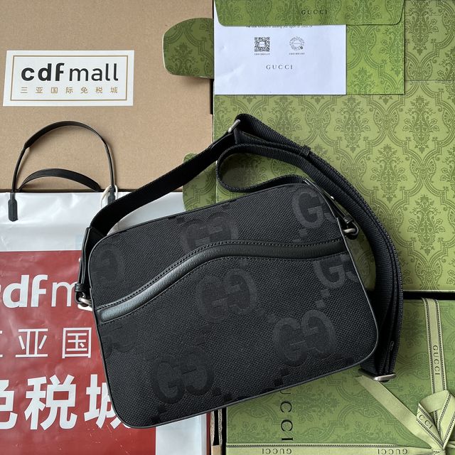 GG original canvas messenger bag 675891 black