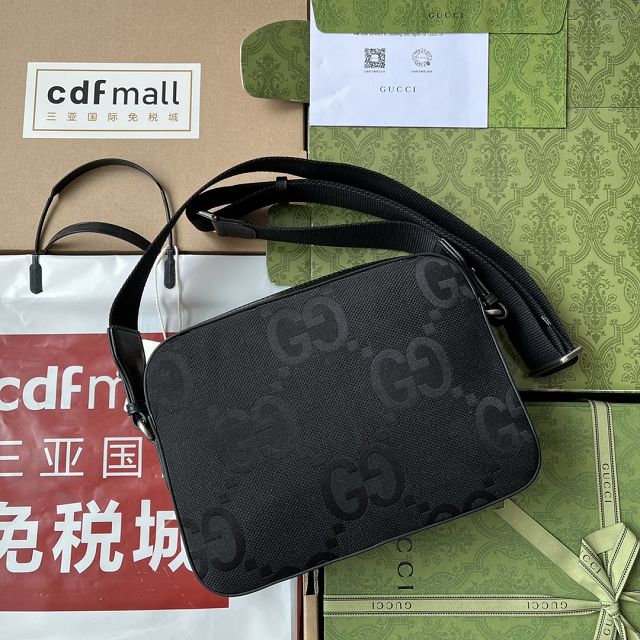 GG original canvas messenger bag 675891 black