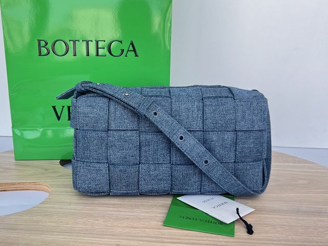 BV original denim brick cassette bag 709628 blue