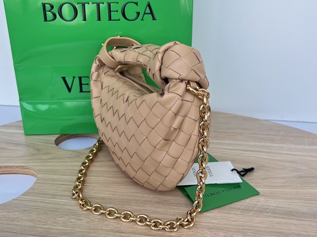 BV original lambskin mini jodie chain bag 709562 almond