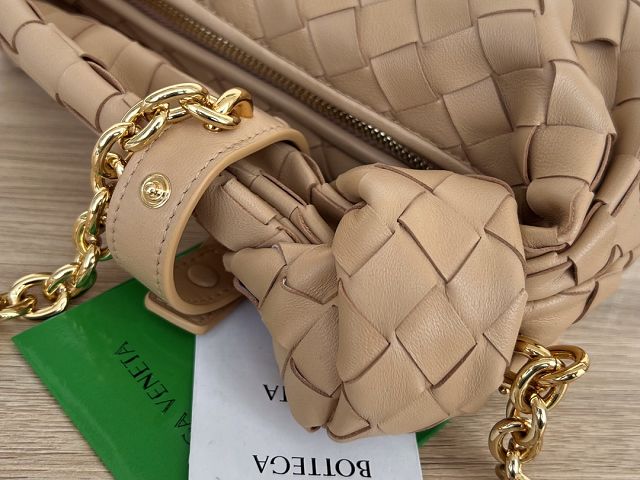 BV original lambskin mini jodie chain bag 709562 almond