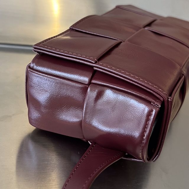 BV original calfskin cassette belt bag 651053 barolo