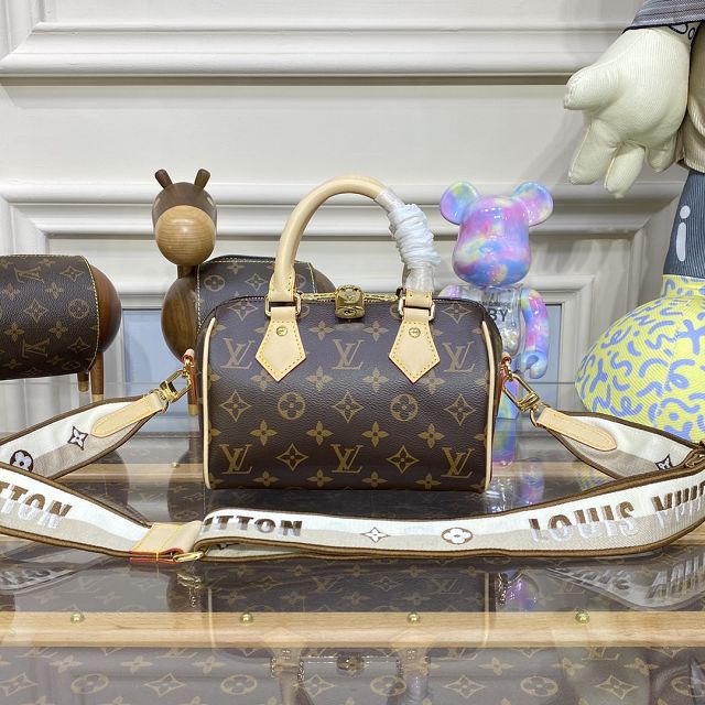 Louis vuitton original monogram canvas speedy 20 M46222 apricot