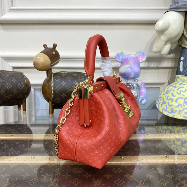 2023 Louis vuitton original calfskin clutch M22327 red