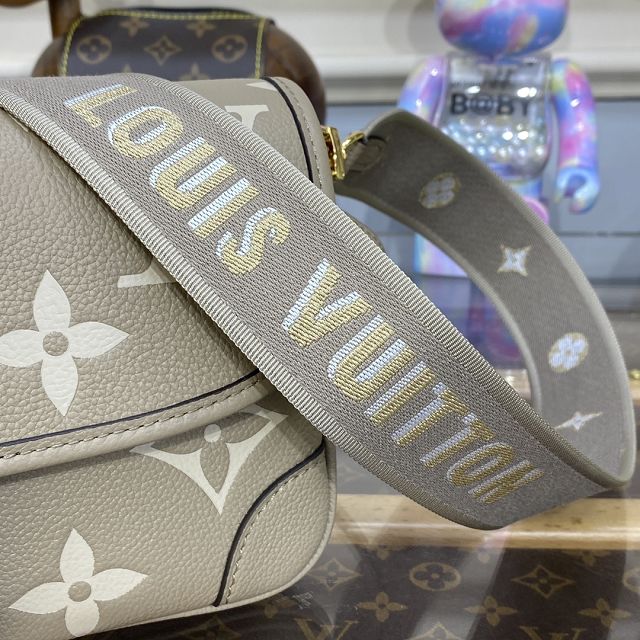 2023 Louis vuitton original calfskin diane satchel M46388 grey