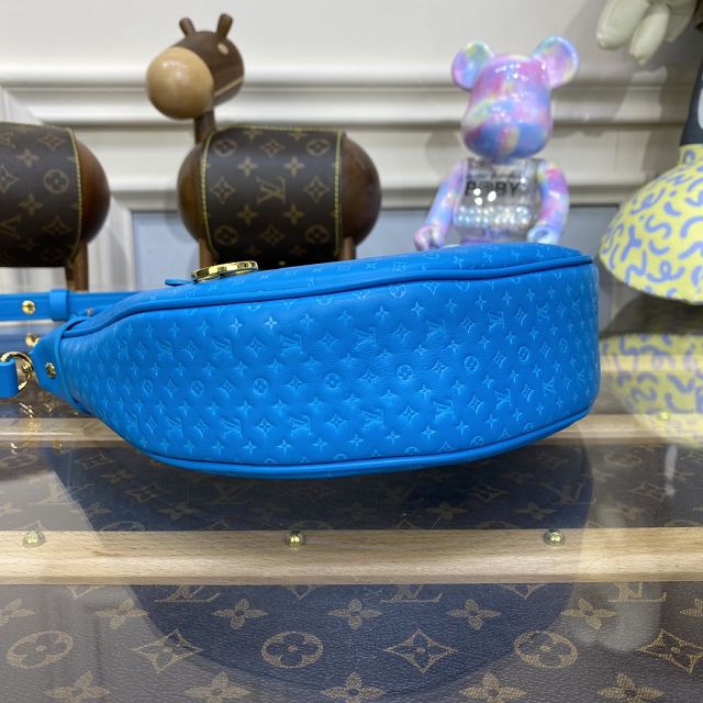 2023 Louis vuitton original calfskin loop handbag M22593 blue