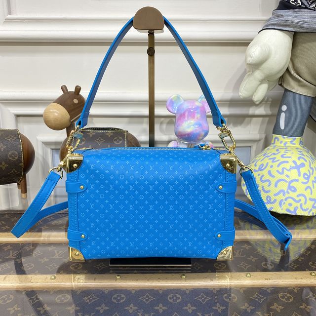 2023 Louis vuitton original calfskin side trunk M46358 blue