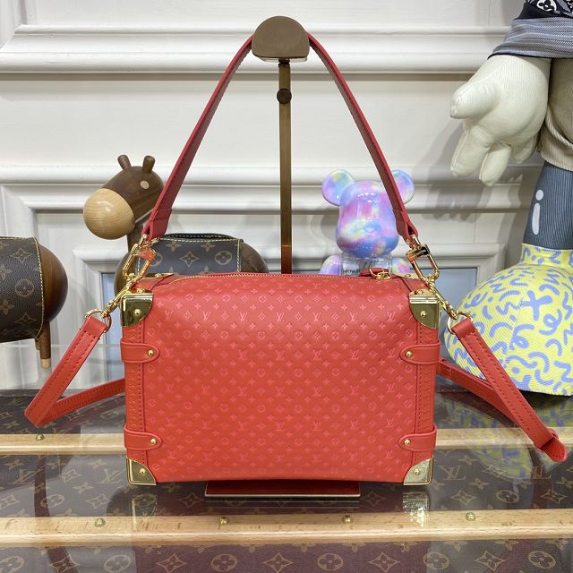 2023 Louis vuitton original calfskin side trunk M46358 red