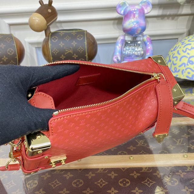 2023 Louis vuitton original calfskin side trunk M46358 red