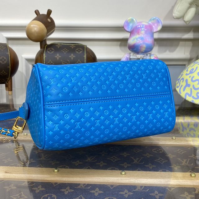 2023 Louis vuitton original calfskin speedy 20 M22596 blue