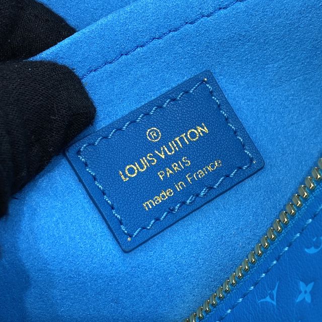 2023 Louis vuitton original calfskin speedy 20 M22596 blue