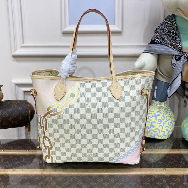 2023 Louis vuitton original damier azur neverfull mm N40471