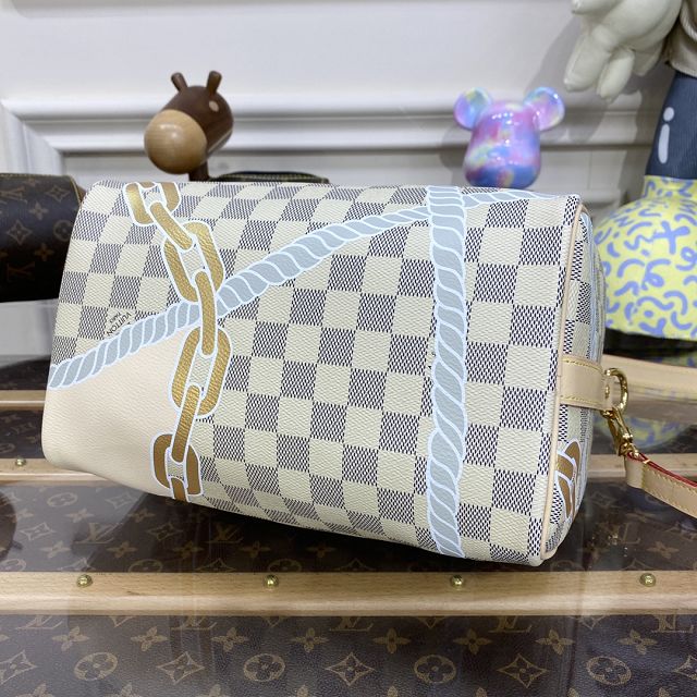 2023 Louis vuitton original damier azur speedy 25 N40473