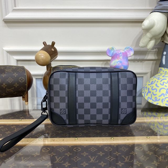 Louis vuitton original damier graphite pochette kasai N60501