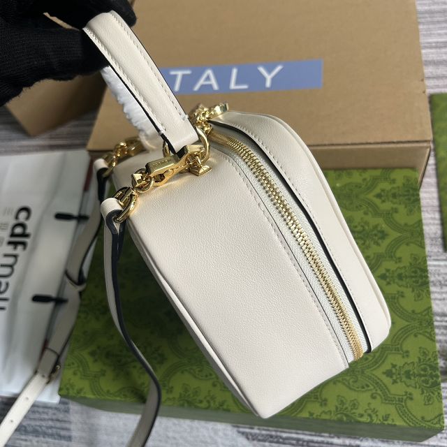 2023 GG original calfskin blondie mini shoulder bag 744434 white