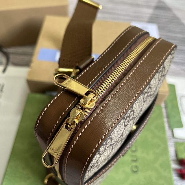 GG original canvas belt bag 696016 brown