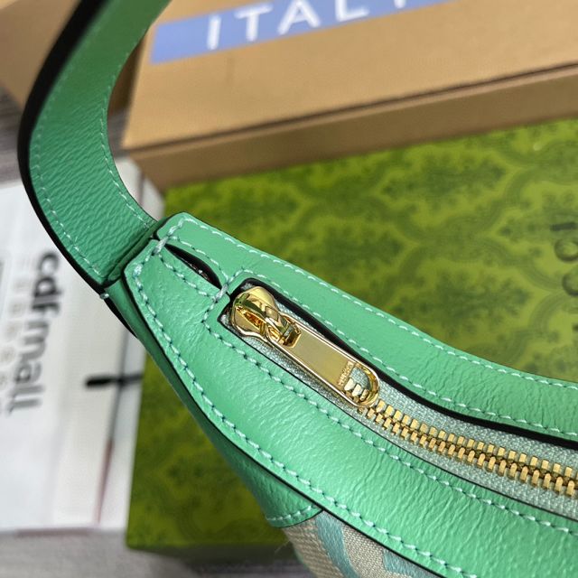 GG original ophidia canvas mini bag 658551 green