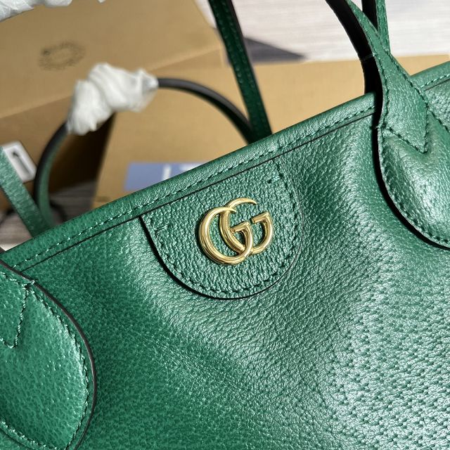 2023 GG original calfskin ophidia medium tote bag 739730 green