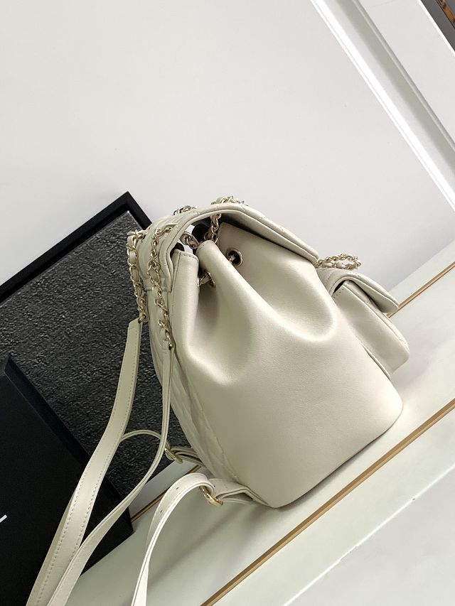 CC original smooth calfskin backpack AS3618 cream