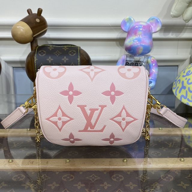 Louis vuitton original calfskin mini bumbag M82347 pink