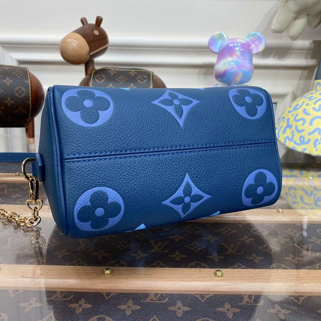 2023 Louis vuitton original calfskin speedy 20 M46517 blue