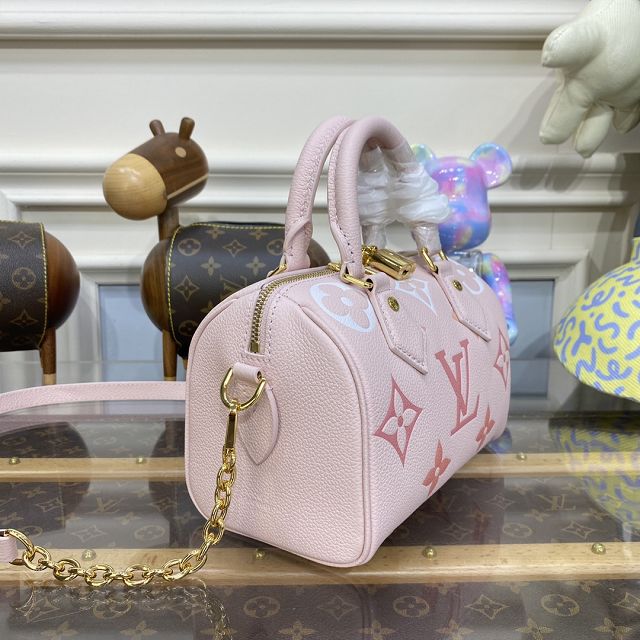 2023 Louis vuitton original calfskin speedy 20 M46518 pink