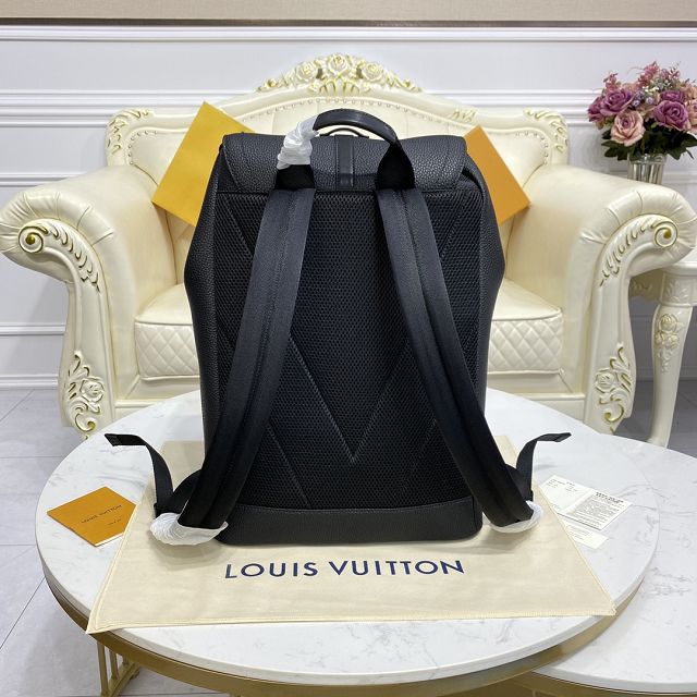 Louis vuitton original calfskin christopher backpack M58644 black