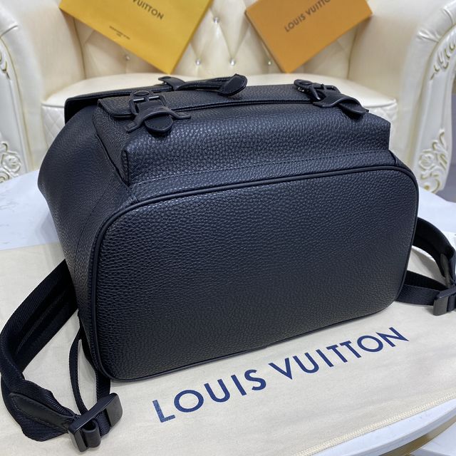 Louis vuitton original calfskin christopher backpack M58644 black