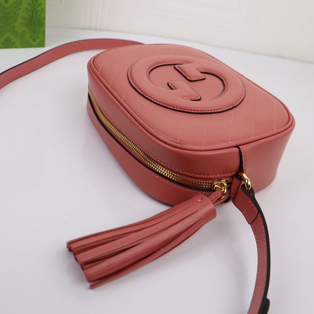 2023 GG original calfskin blondie small shoulder bag 742360 pink