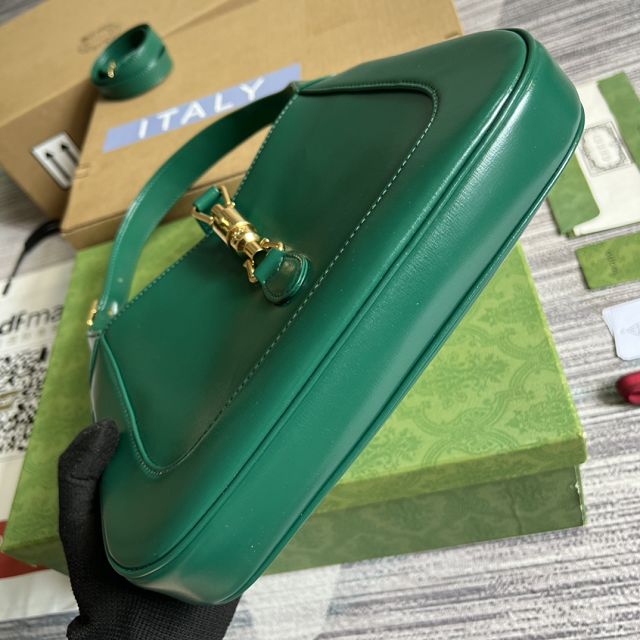 GG original calfskin jackie 1961 small shoulder bag 636709 green